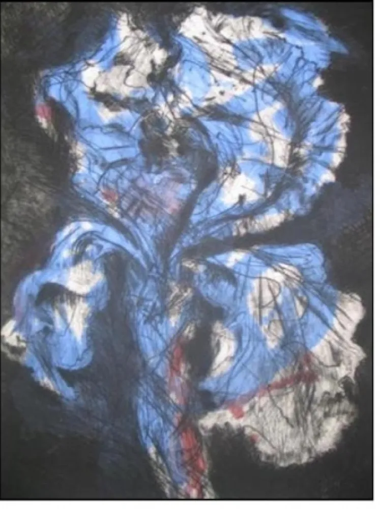 彫版 Kentridge - Black Iris