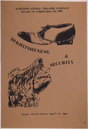 シルクスクリーン Kentridge - Dikhitsheneng & Security