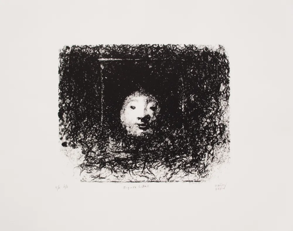 リトグラフ Kern - Figure libre