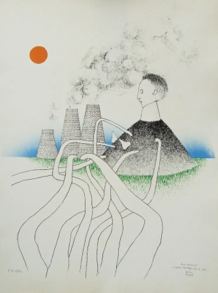 リトグラフ Kern - La porta westphalica de jour