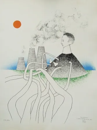 リトグラフ Kern - La porta westphalica de jour