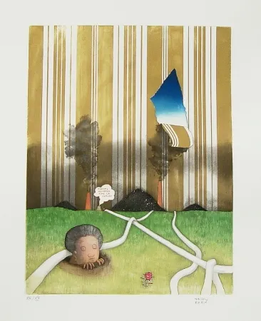 エッチングと　アクチアント Kern - Madame Hellbeen aime la nature