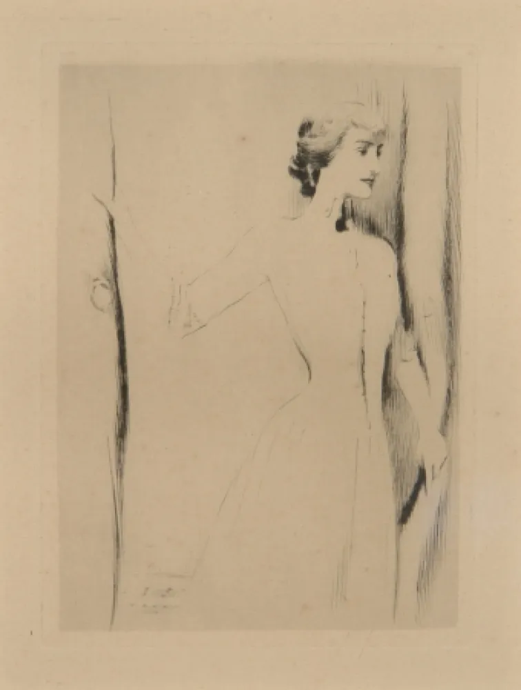 ポイントーセッシュ Khnopff - Un rideau