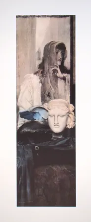 オフセット Khnopff - Une aile bleue, 1894