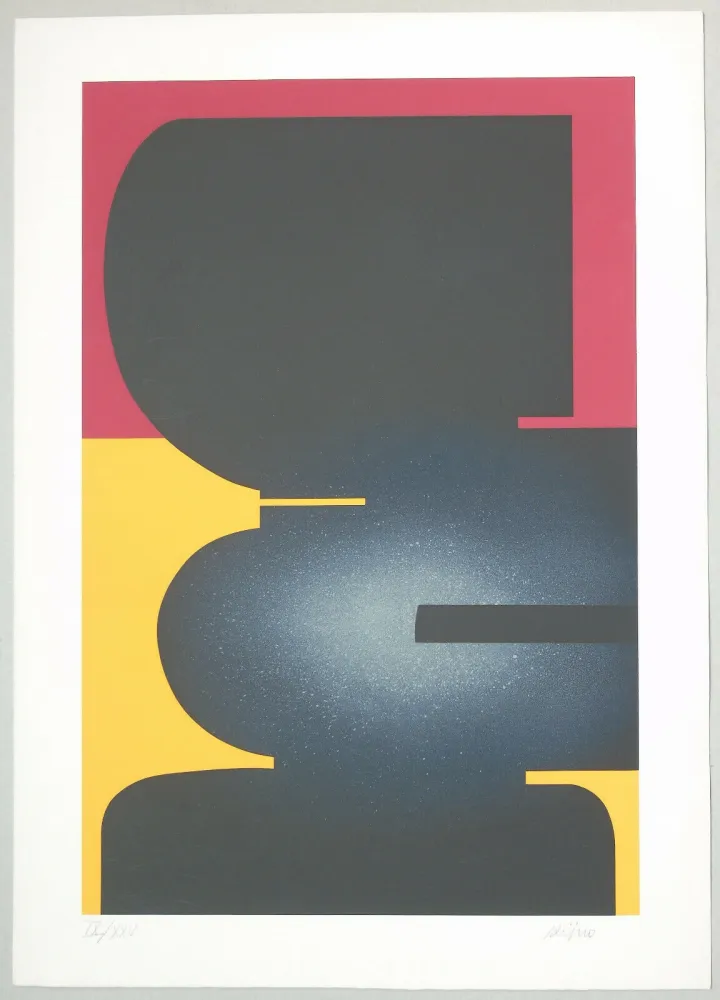 リトグラフ Kijno - Composition