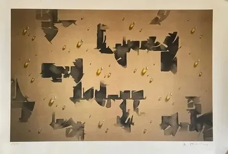 リトグラフ Kim - Gouttes  circa 2008