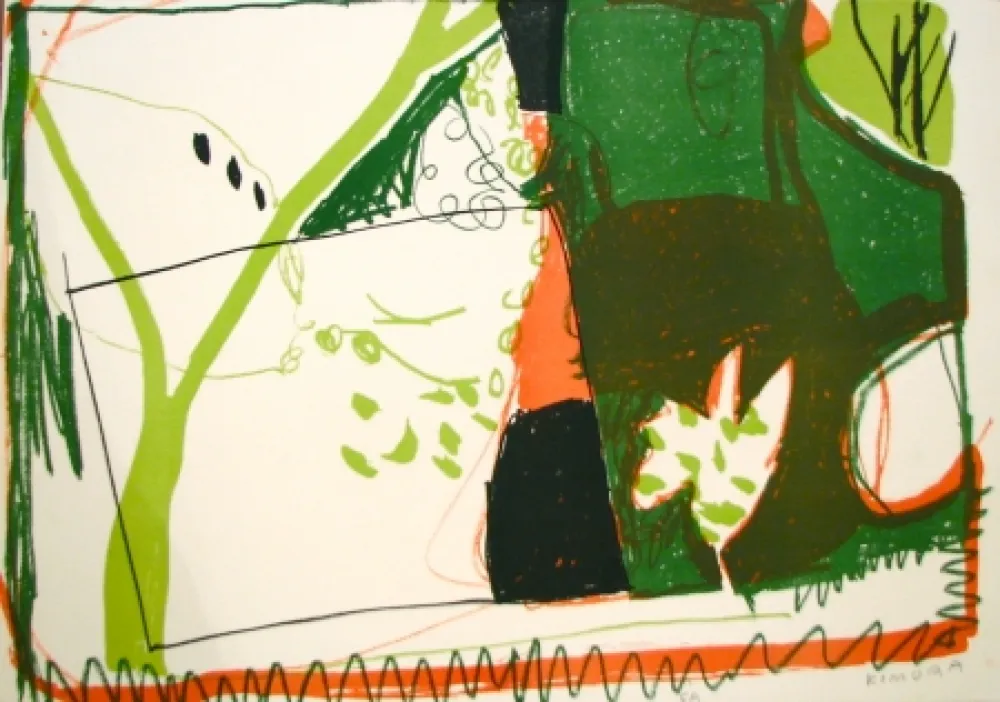 リトグラフ Kimura - Untitled