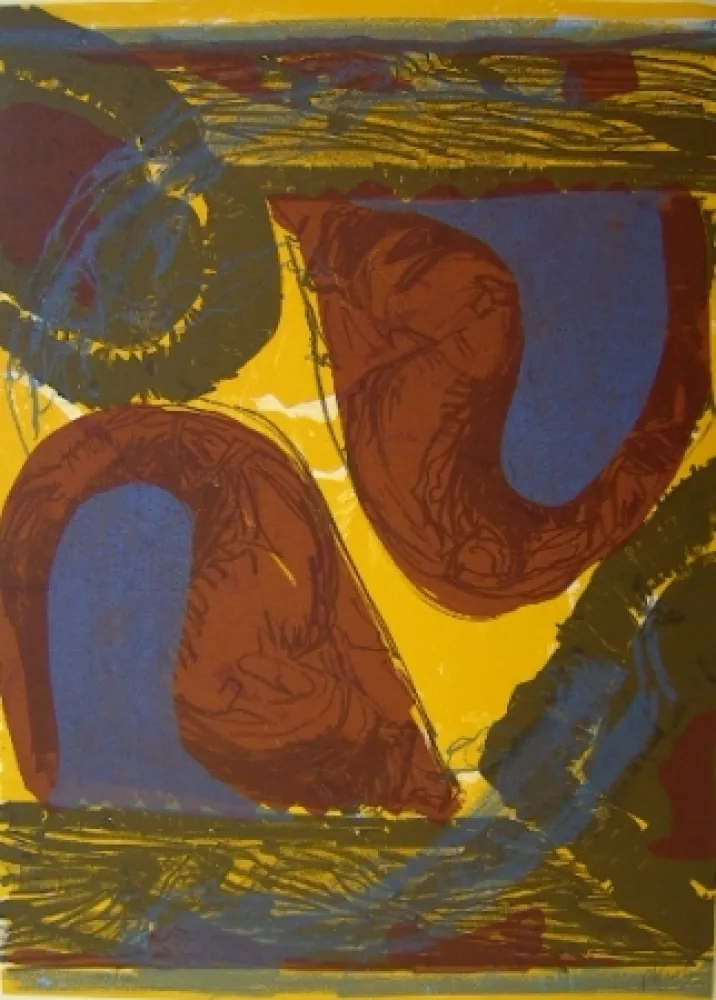 リトグラフ Kirkeby - None