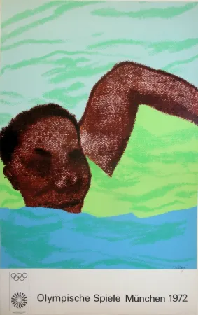 シルクスクリーン Kitaj - OL 1972 - original colour silskscreen