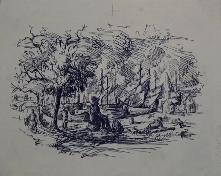 リトグラフ Kitzel - Port