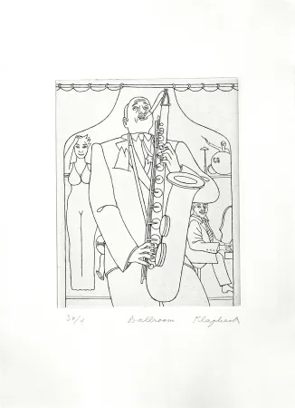 彫版 Klapheck - Ballroom