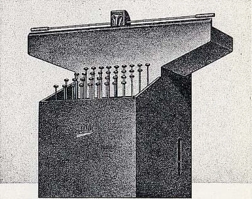 彫版 Klapheck - Père maternel (Le)