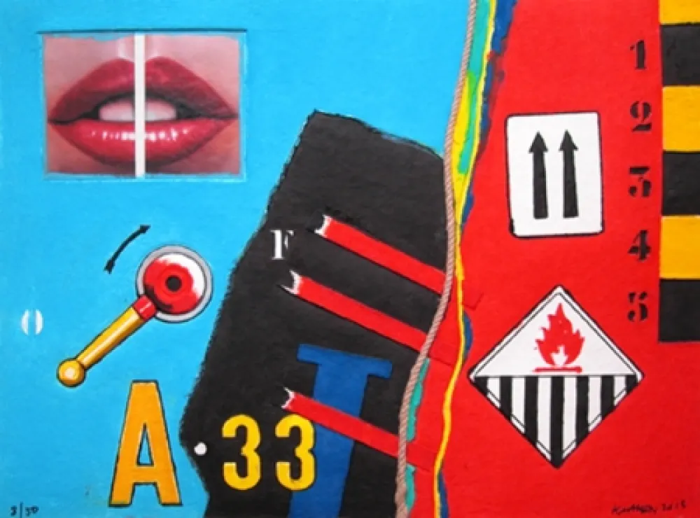 技術的なありません Klasen - A 33 - Aquagravure de Peter KLASEN