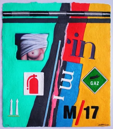 彫版 Klasen - GAZ - Aquagravure de PETER KLASEN