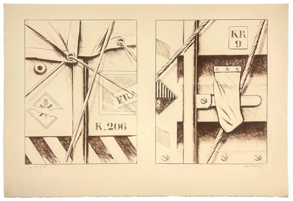 リトグラフ Klasen - Sans titre