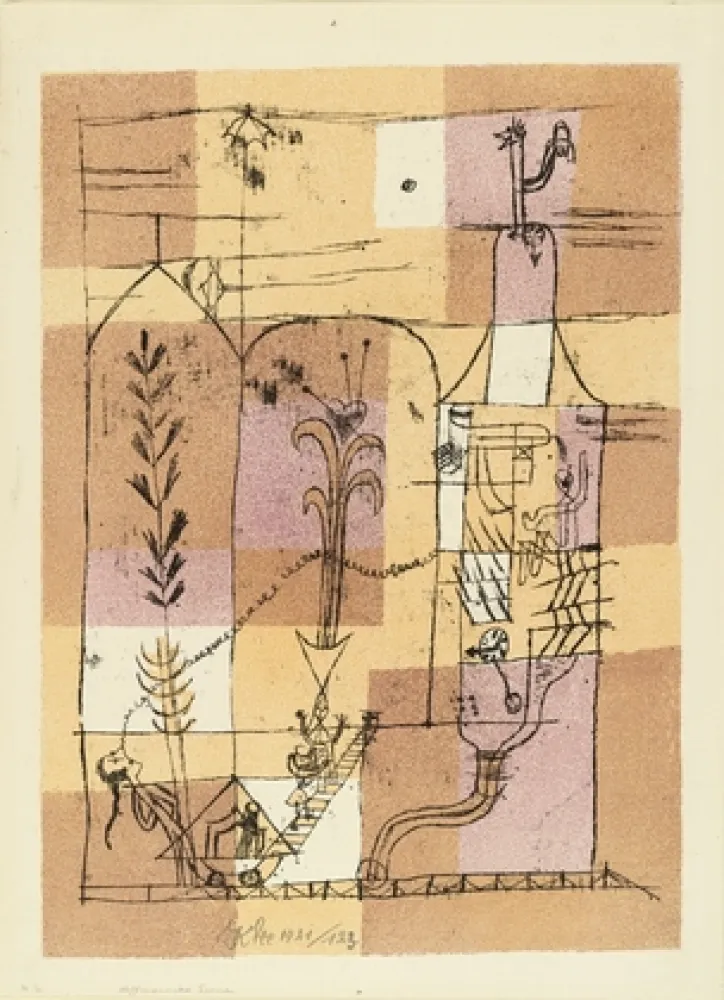 リトグラフ Klee - Hoffmanneske Szene
