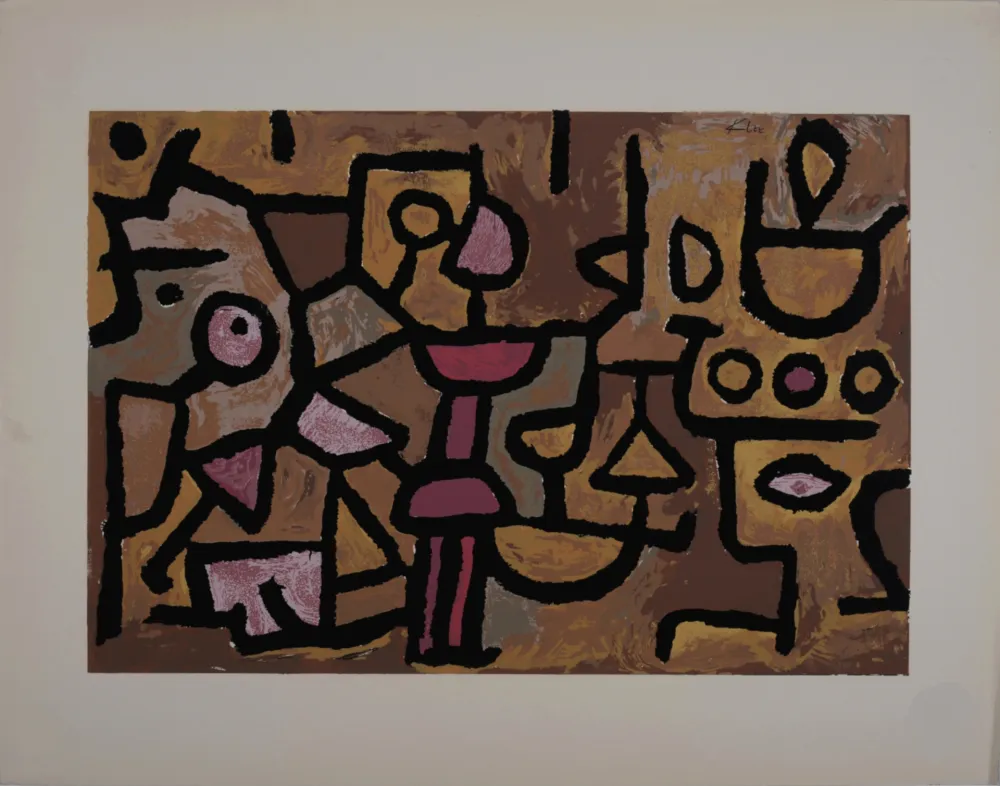 シルクスクリーン Klee - Musique diurne, 1953