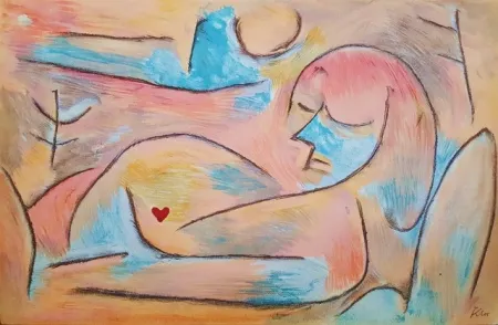 リトグラフ Klee - Sommeil d'hiver (Winter)