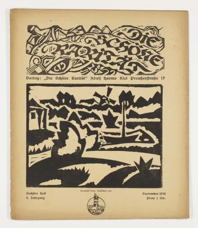 木版 Klein - Landschaft (Die schöne Rarität)