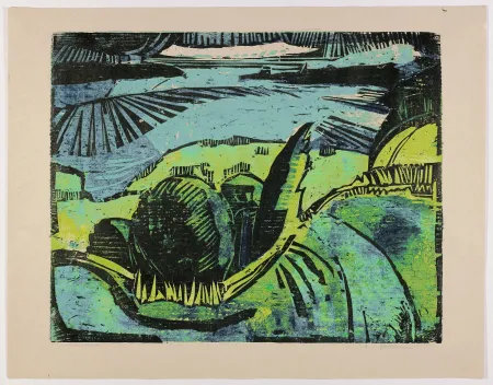 木版 Kliemann - Große Havellandschaft (Large Havel Landscape)