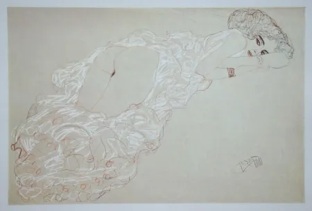 オフセット Klimt (After) - Erotische Zeichnung