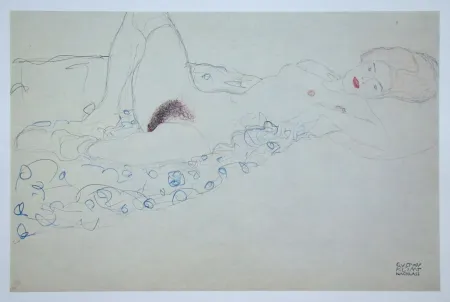 オフセット Klimt (After) - Erotische Zeichnung