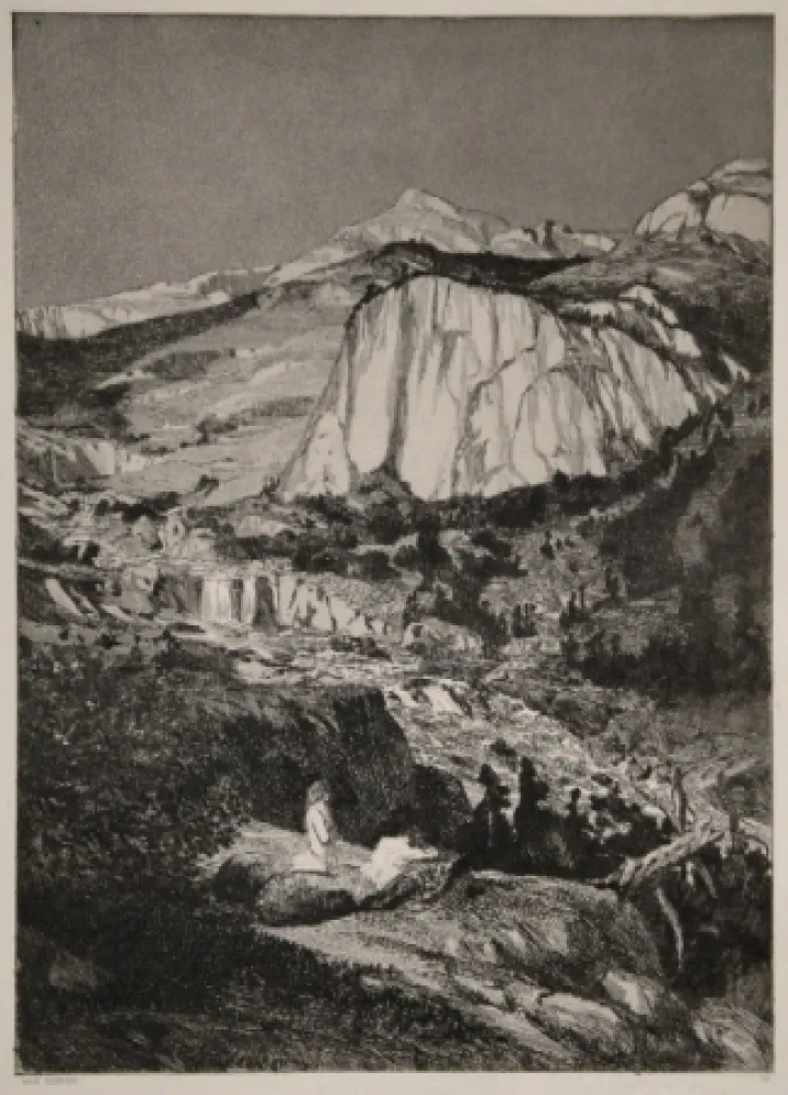 エッチングと　アクチアント Klinger - Mondnacht