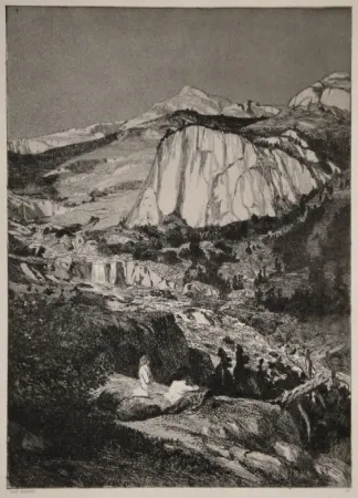 エッチングと　アクチアント Klinger - Mondnacht