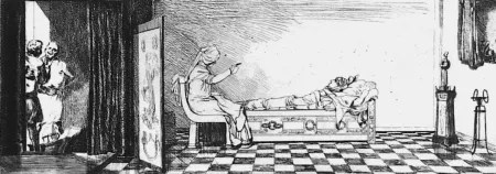 エッチングと　アクチアント Klinger - Piramo e Tisbe IV