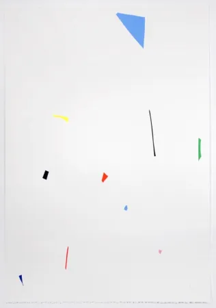 シルクスクリーン Knoebel - Ohne Titel (2)