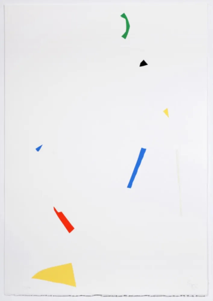 シルクスクリーン Knoebel - Ohne Titel (3)