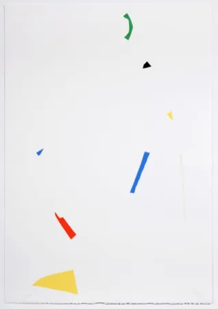 シルクスクリーン Knoebel - Ohne Titel (3)