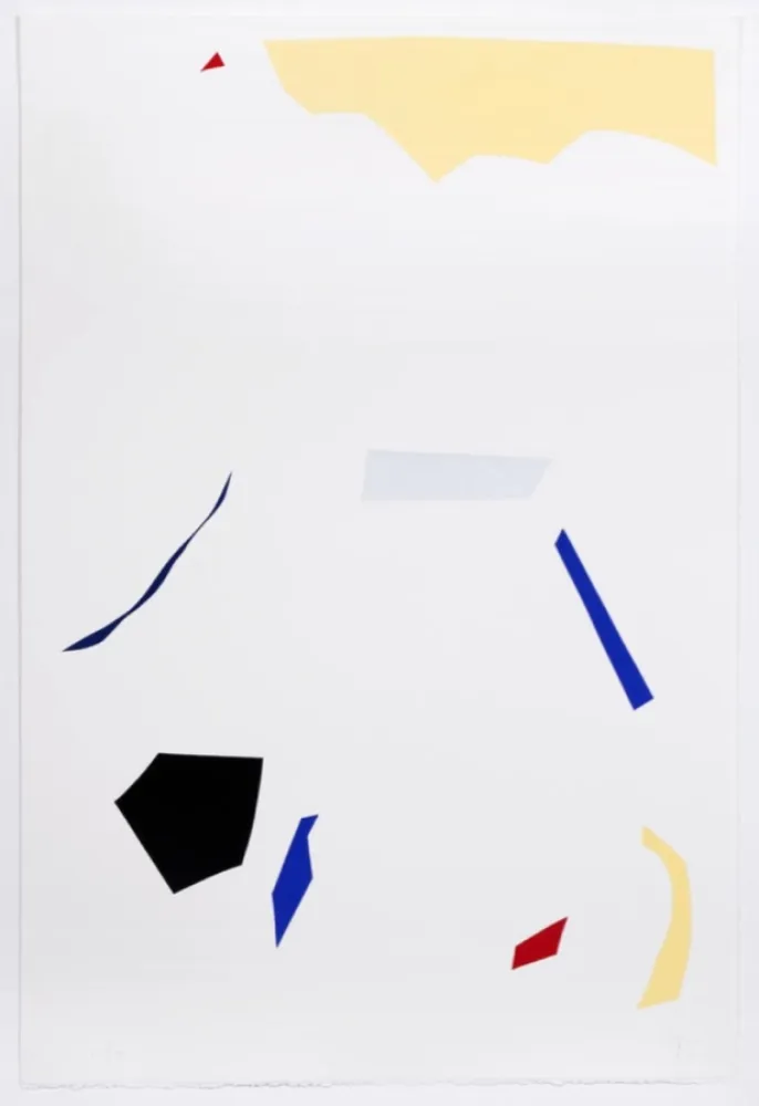 シルクスクリーン Knoebel - Ohne Titel (4)