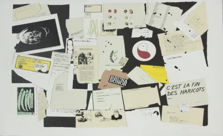 シルクスクリーン Knowles - C'CE LA FINS DES HARICOTS