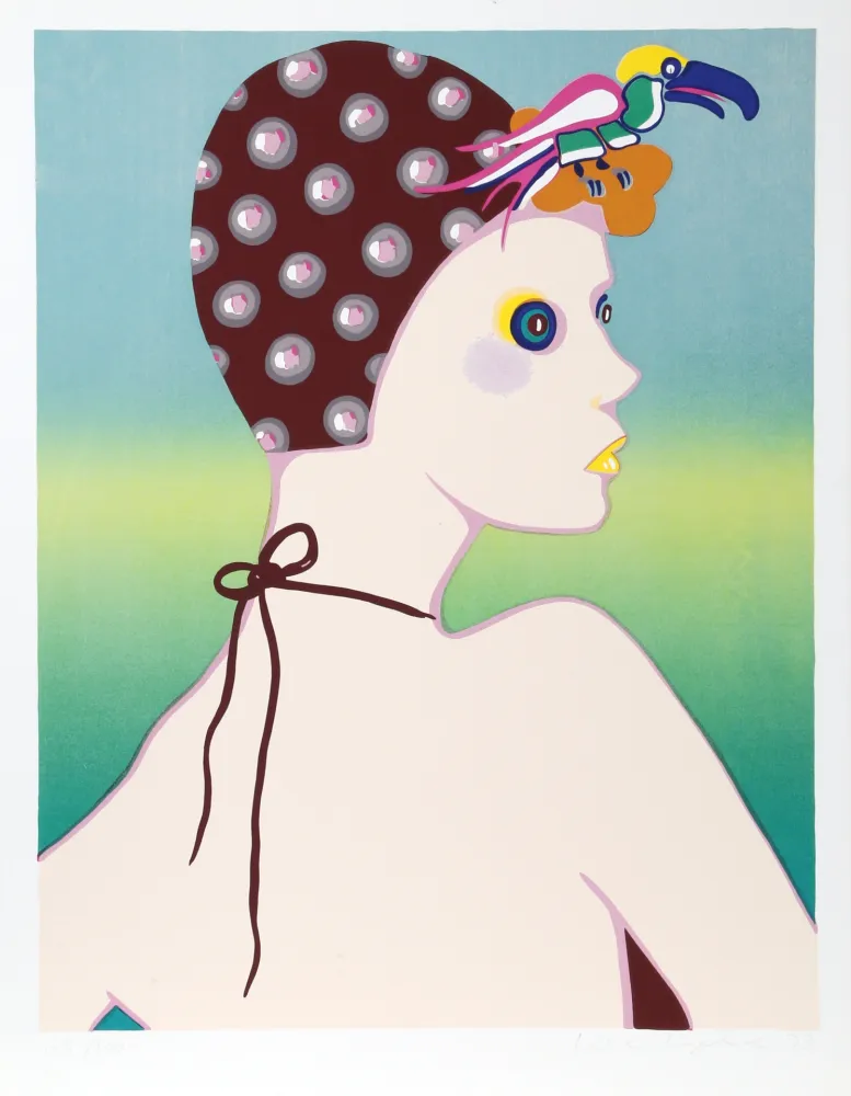 シルクスクリーン Kogelnik - Crazy Bird