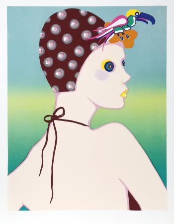 シルクスクリーン Kogelnik - Crazy Bird