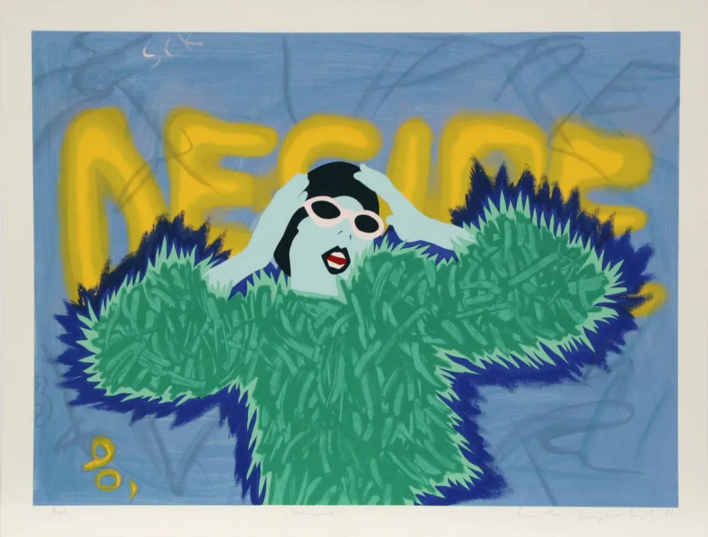 シルクスクリーン Kogelnik - Desire