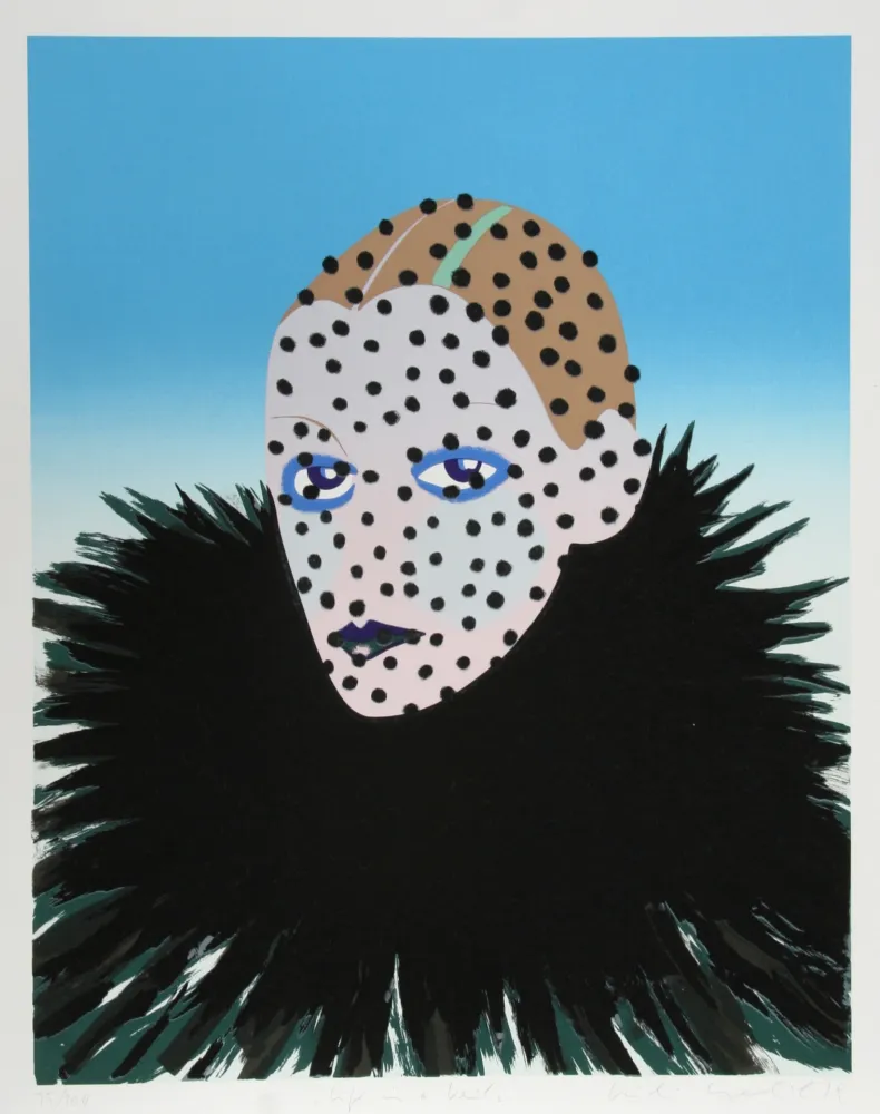 シルクスクリーン Kogelnik - Life is a Veil