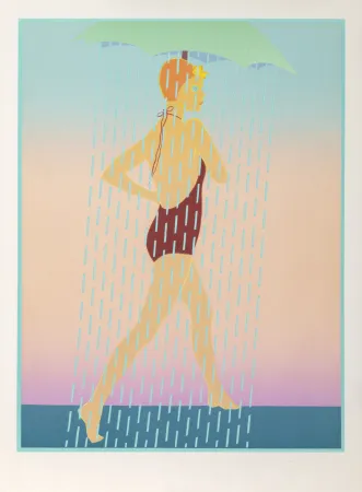 シルクスクリーン Kogelnik - Rainy