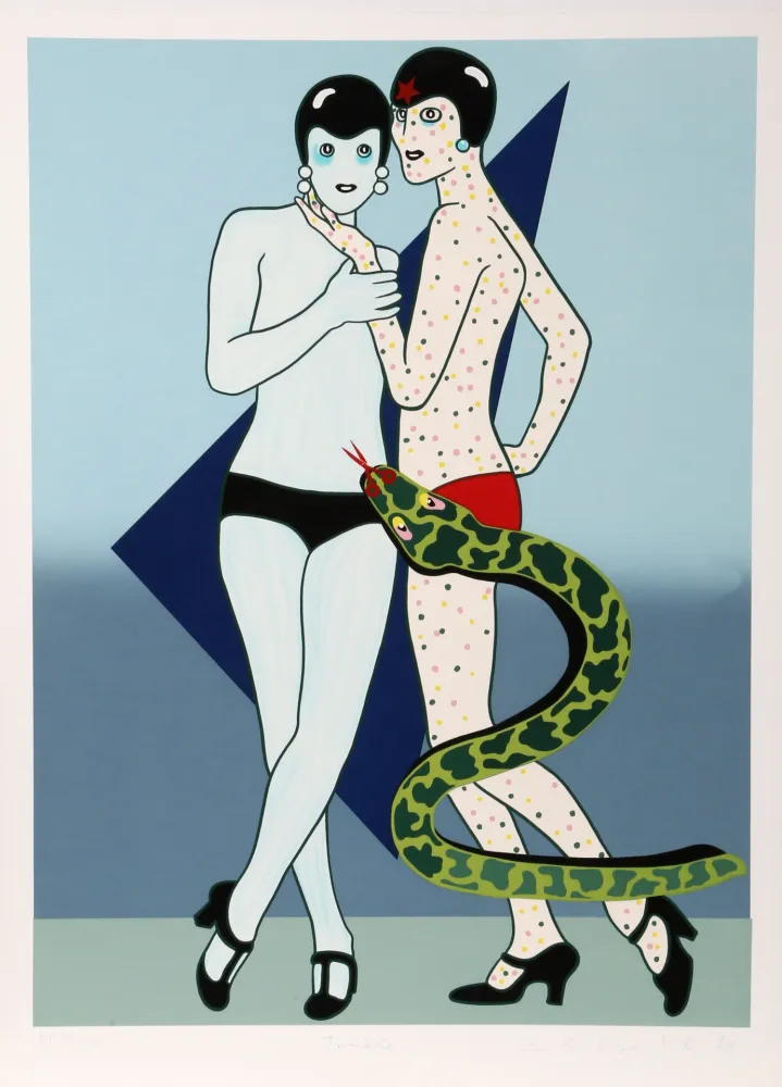 シルクスクリーン Kogelnik - Triangle