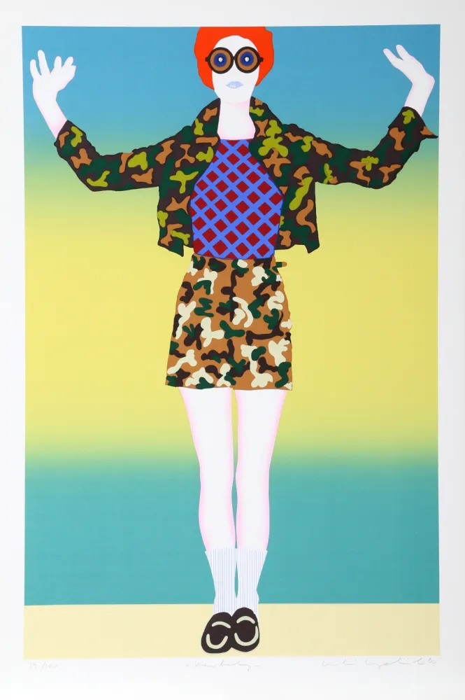 シルクスクリーン Kogelnik - War Baby