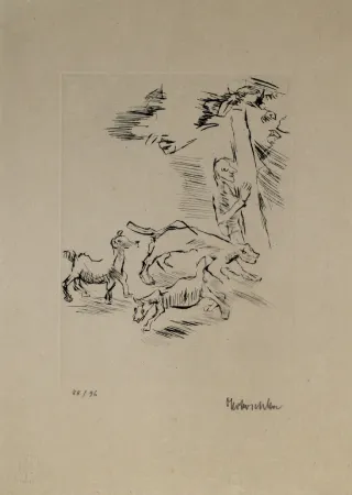 彫版 Kokoschka - Der Beobachter