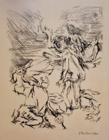 ポイントーセッシュ Kokoschka - Die Frösche: Dionysos und der schwer beladene Xanthias am Totensee