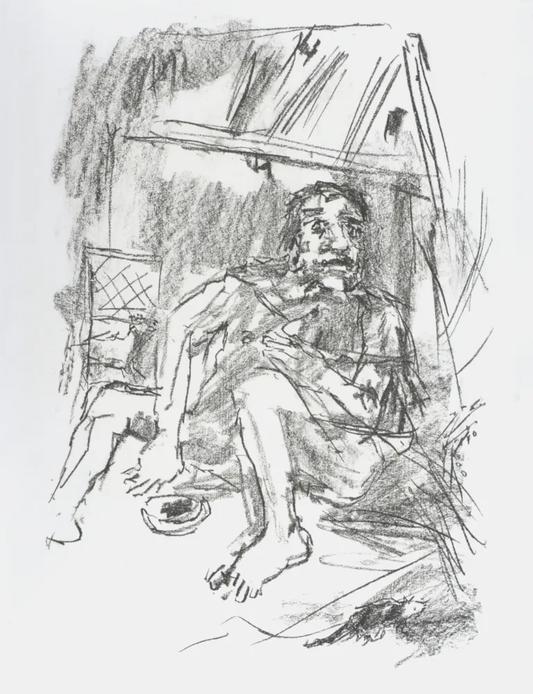 リトグラフ Kokoschka - Edgar,1963