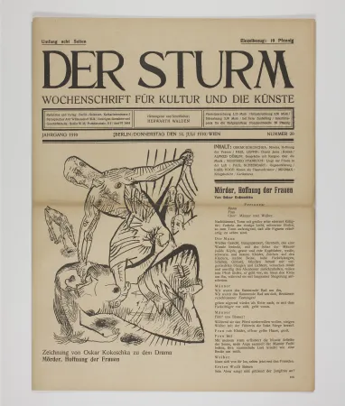 リトグラフ Kokoschka - Mörder, Hoffnung der Frauen 