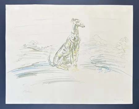 リトグラフ Kokoschka - Oskar Kokoschka (1886-1980) - Coloured chalk lithograph on porous paper and vélin - 1952