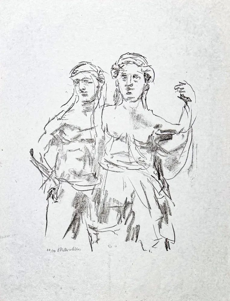 リトグラフ Kokoschka - Oskar Kokoschka (1886–1980) – Lithograph on paper – 1963