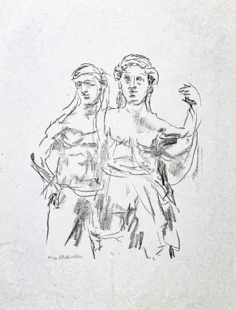 リトグラフ Kokoschka - Oskar Kokoschka (1886–1980) – Lithograph on paper – 1963