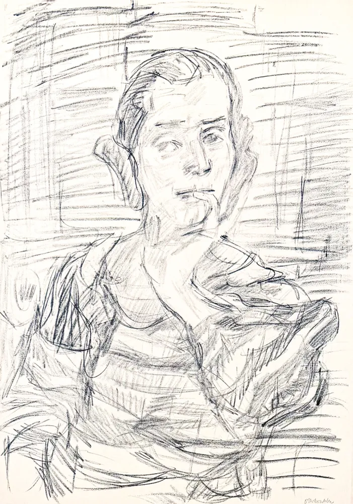リトグラフ Kokoschka - Oskar Kokoschka (1886–1980) - Madeleine - Lithograph on paper - 1920