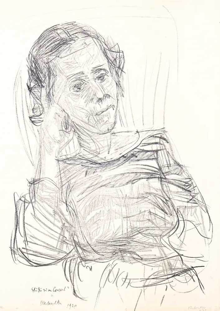 リトグラフ Kokoschka - Oskar Kokoschka (1886–1980) - Madeleine - Lithograph on paper - 1920